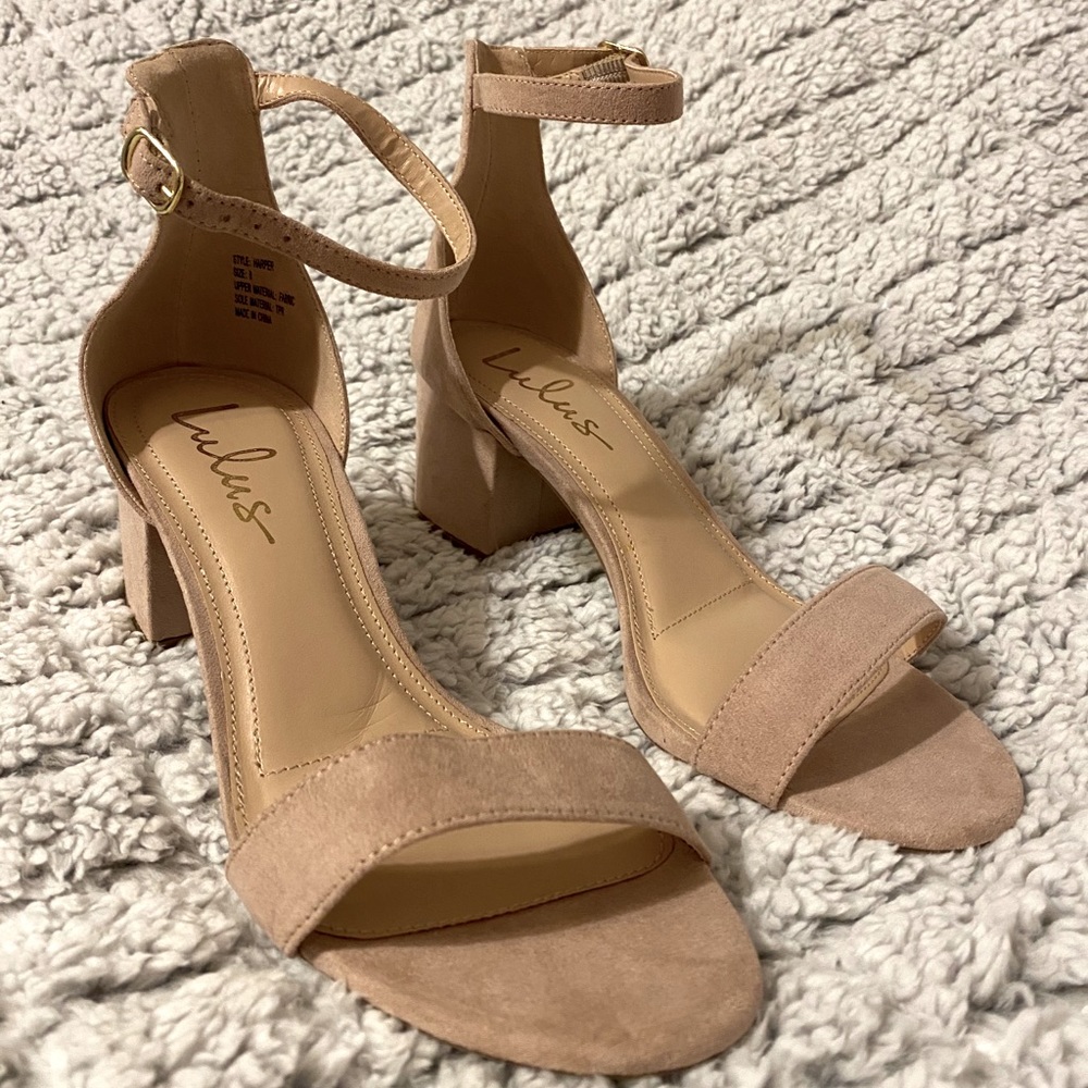 Lulus Harper Block Heels